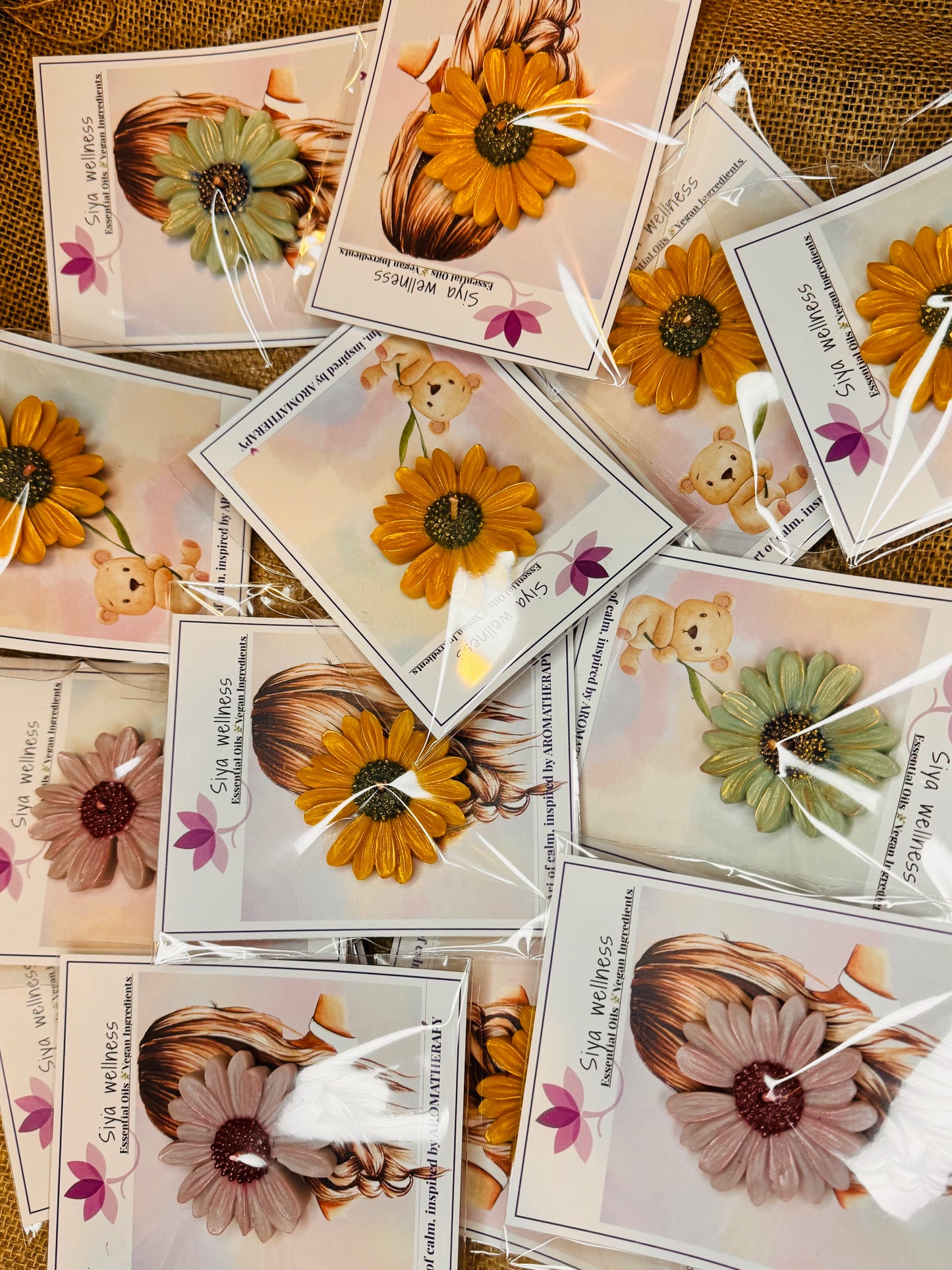 Daisy Flower Aromatherapy Candle