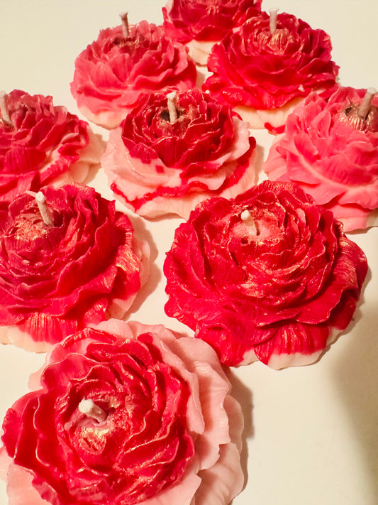 Pushpa (Peony) Flower Aromatherapy Candle