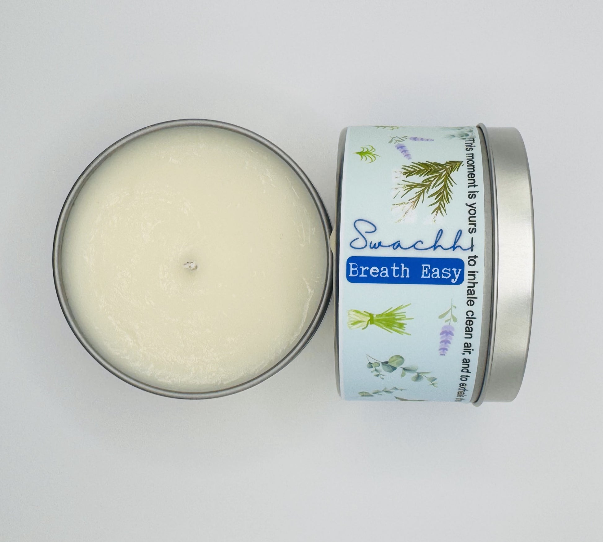 Swachh essential oil blend with eucalyptus, tea tree, and lemongrass for purifying, refreshing, and respiratory support
