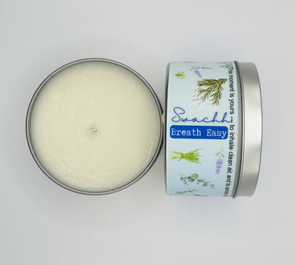 Swachh essential oil blend with eucalyptus, tea tree, and lemongrass for purifying, refreshing, and respiratory support